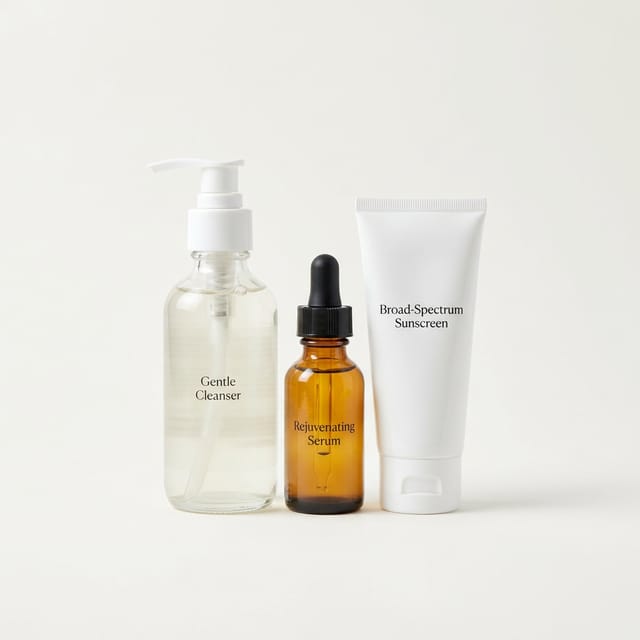 Skincare Essentials Kit (Cleanser, Serum, Sunscreen)