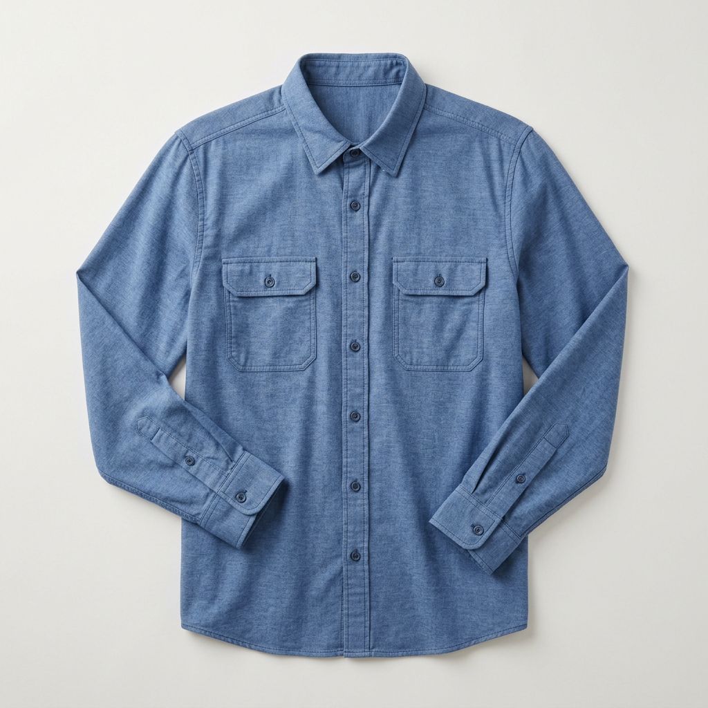 Cotton Blend Casual Shirt
