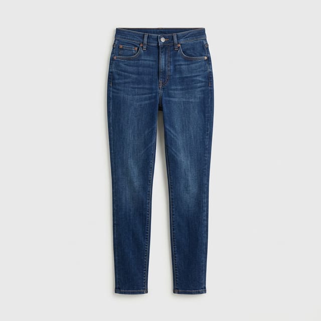 Women's High-Waisted Slim Fit Denim Jeans